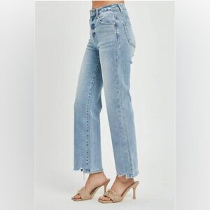 Risen Los Angeles Light Wash Straight Leg Jeans NWT Size 9/29